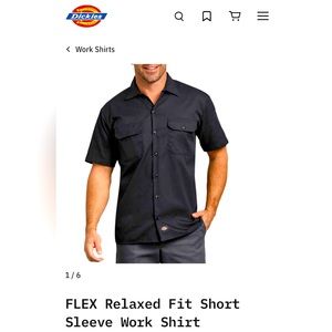 Dickies Flex 2XL black shirt